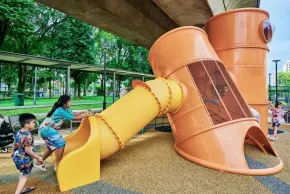 Yew Tee Lifestyle Corridor: Oil Drum Playground