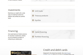 OCBC Premier Banking and Premier Private Client Web Pages